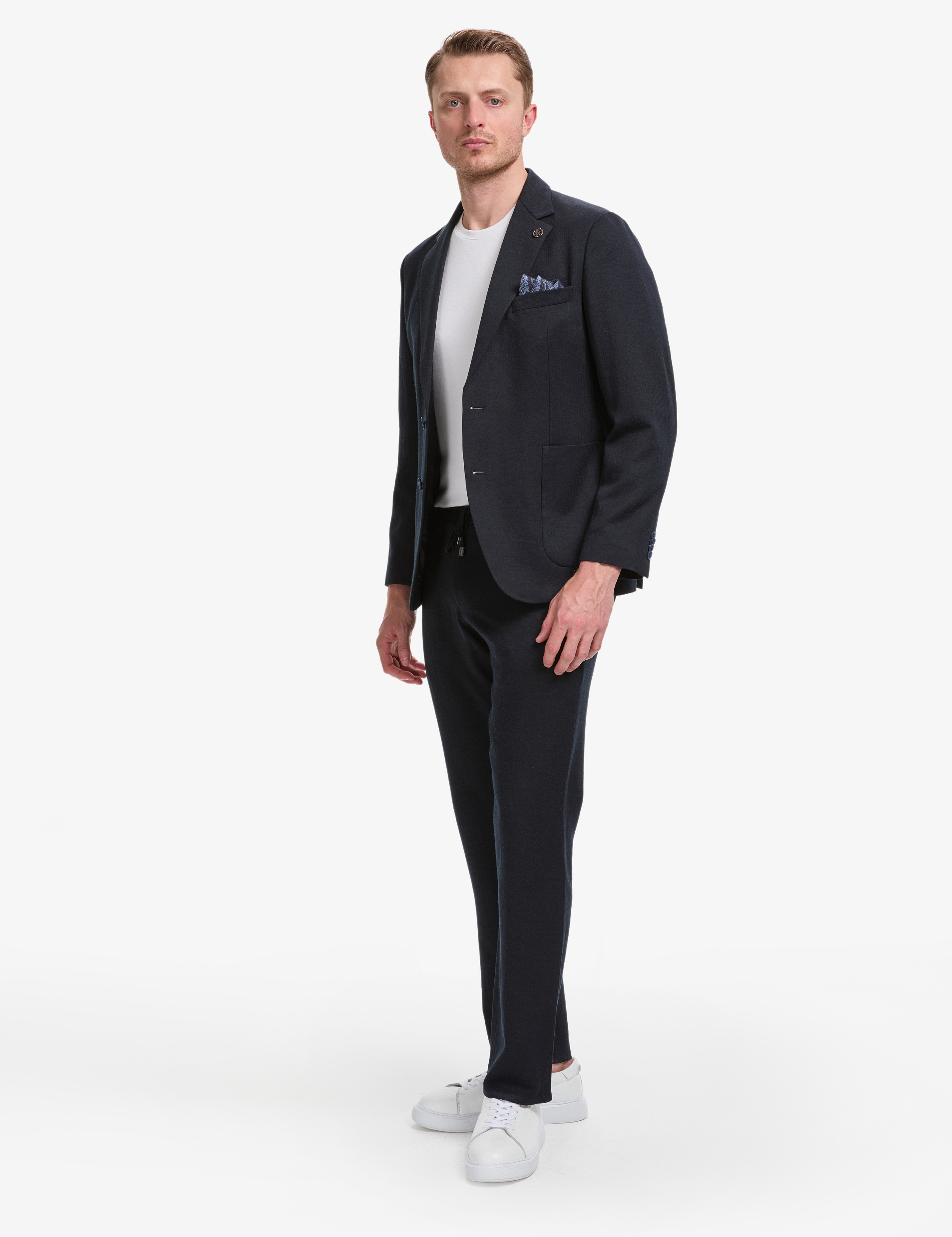Lacivert Slim Fit Takım Elbise - Image 3