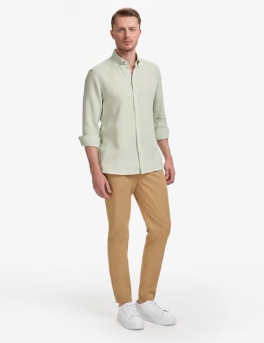 Camel Slim Fit Basic Kanvas Pantolon