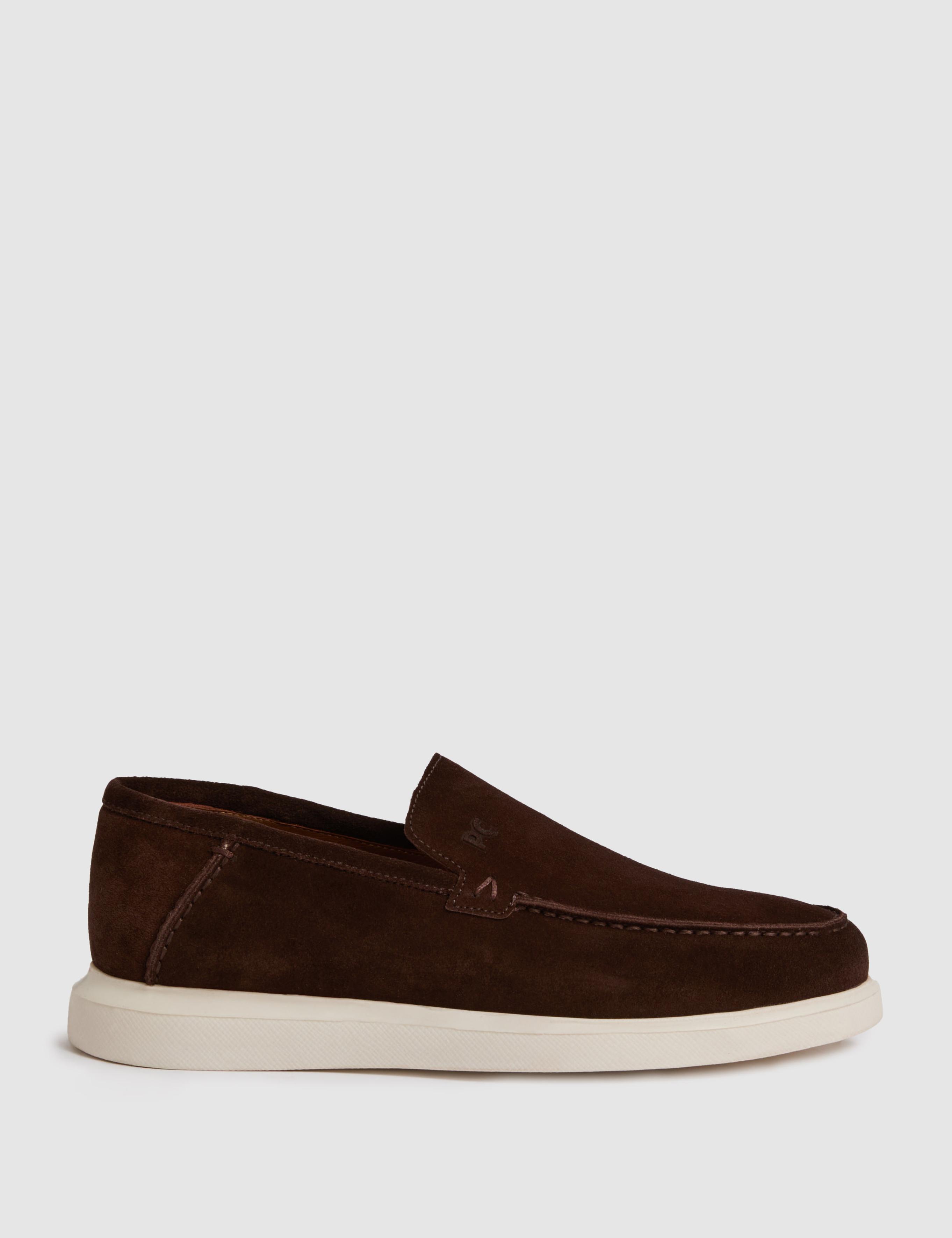 Kahverengi Süet Loafer Ayakkabı