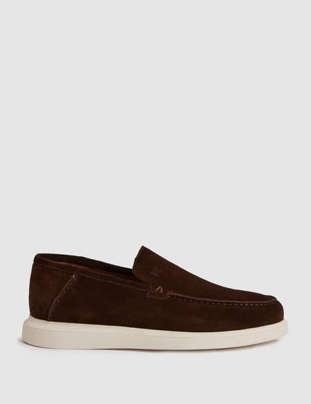 Kahverengi Süet Loafer Ayakkabı - 50323962003