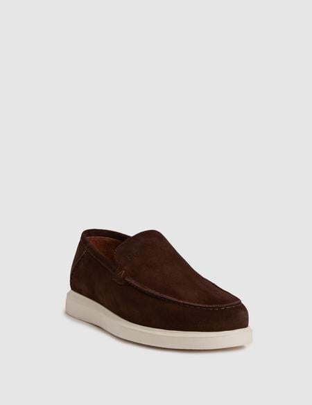Kahverengi Süet Loafer Ayakkabı - 50323962003