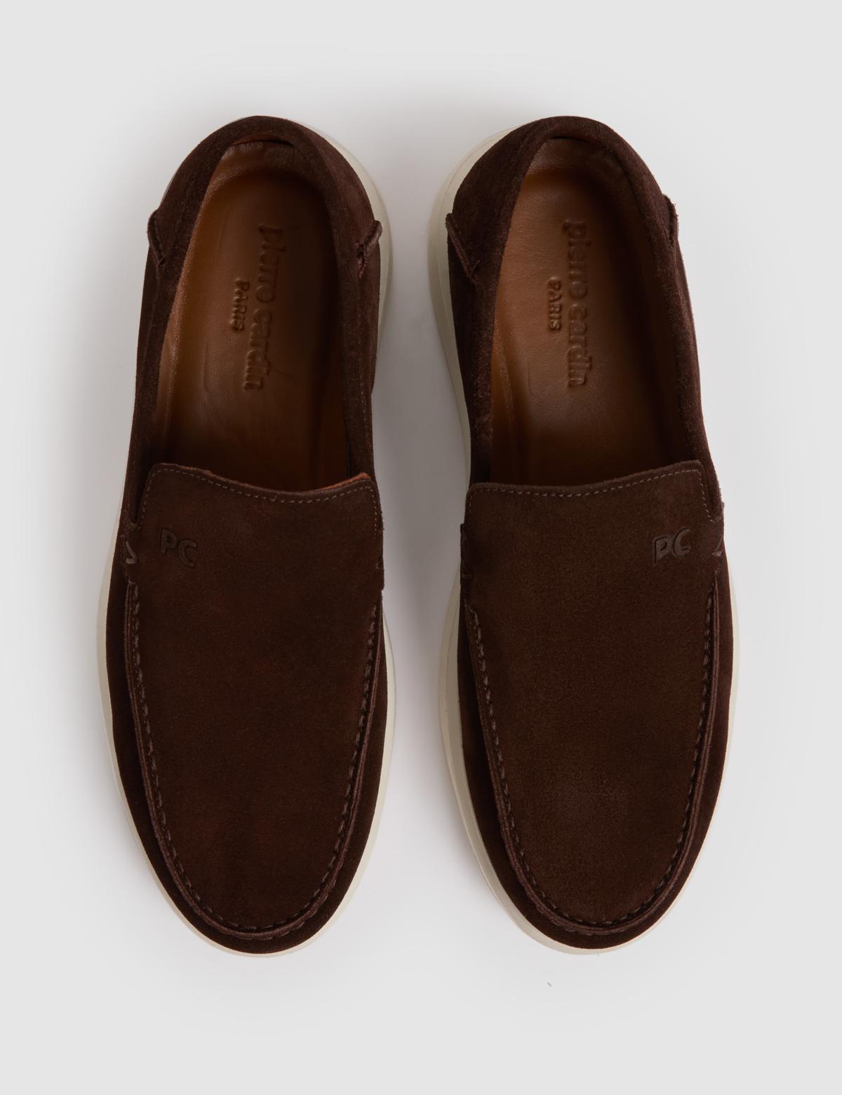 Kahverengi Süet Loafer Ayakkabı - 50323962003