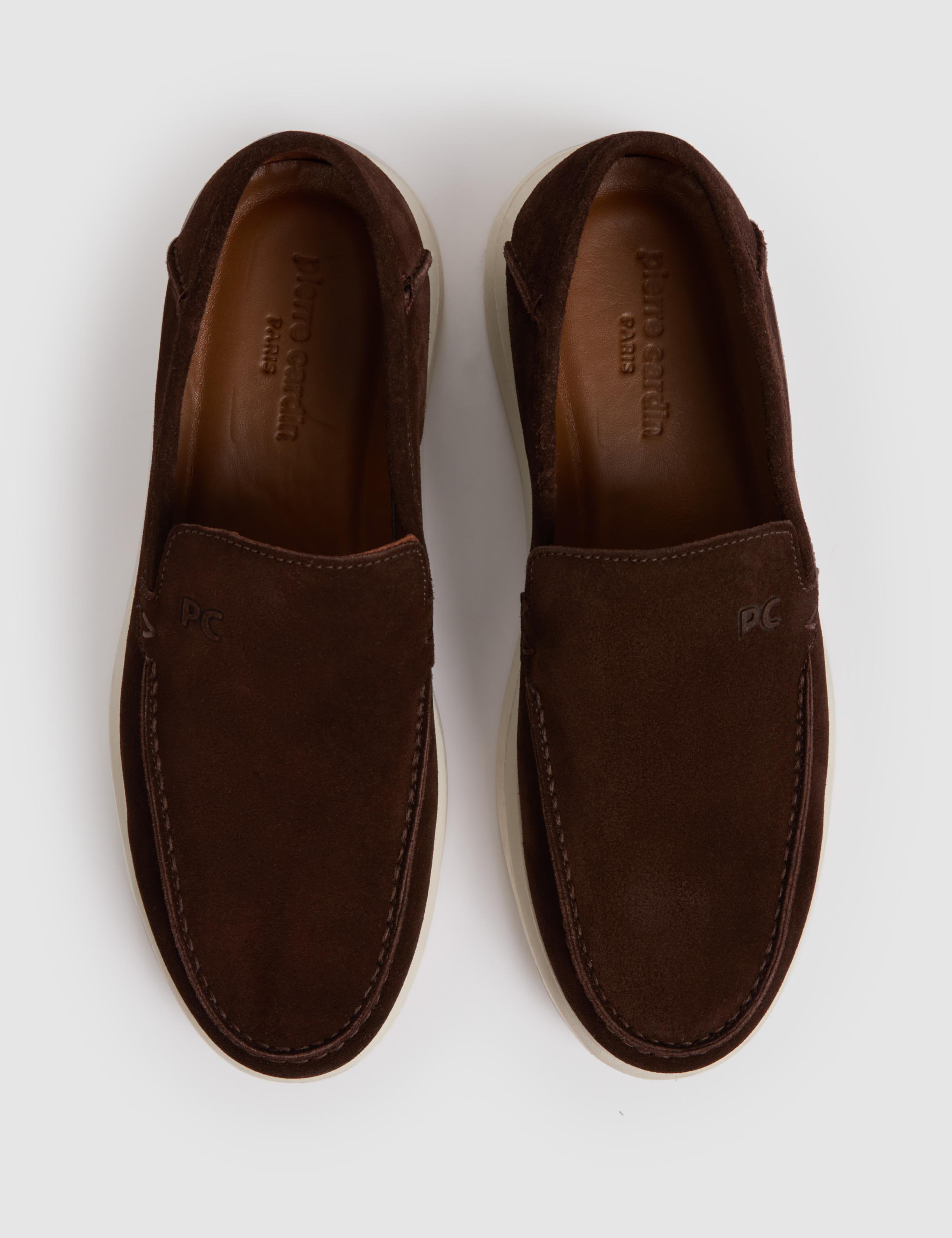 Kahverengi Süet Loafer Ayakkabı