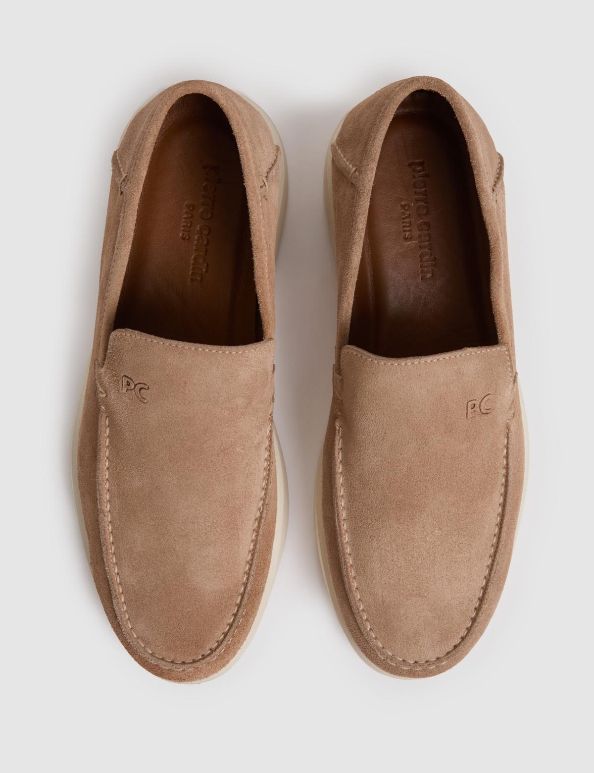 Bej Süet Loafer Ayakkabı - 50323962019