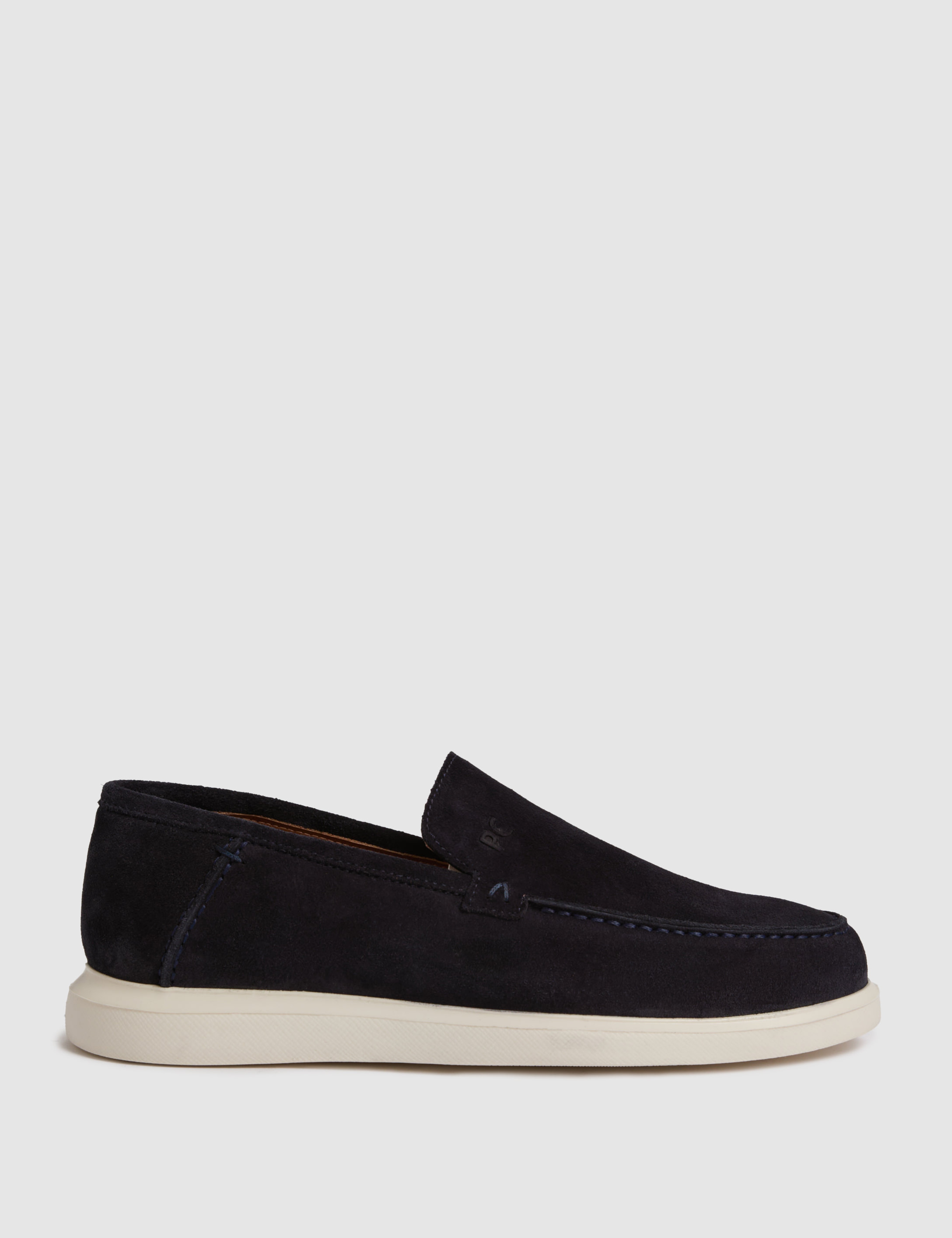 Lacivert Süet Loafer Ayakkabı