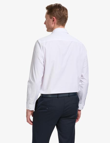 Beyaz Regular Fit Uzun Kollu Basic Gömlek - 50325337001