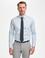 Açık Mavi İtalyan Yaka Slim Fit Basic Gömlek