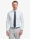 Açık Mavi Slim Fit Armürlü Uzun Kollu Gömlek