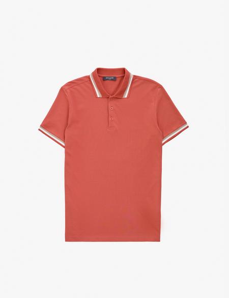 Kiremit Slim Fit Polo Yaka Tişört - 50321159053