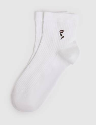 Kadın Beyaz Patik Çorap