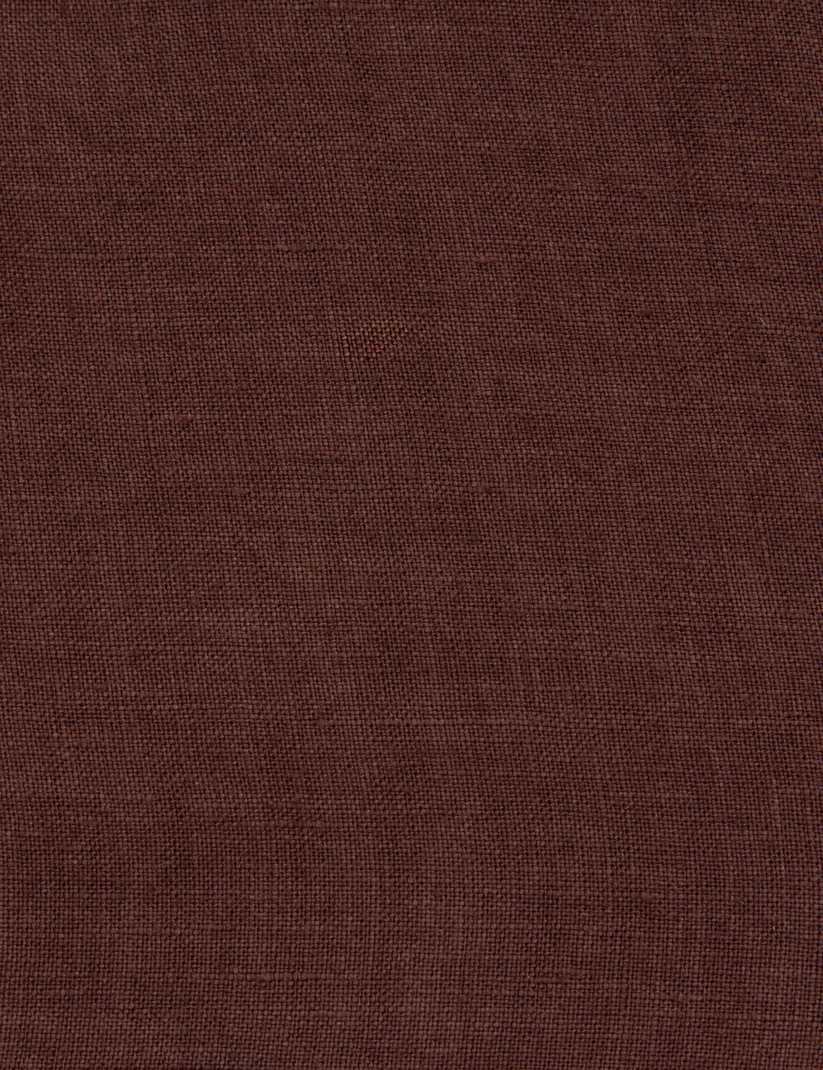 Koyu Kahverengi Slim Fit Dokuma Şort