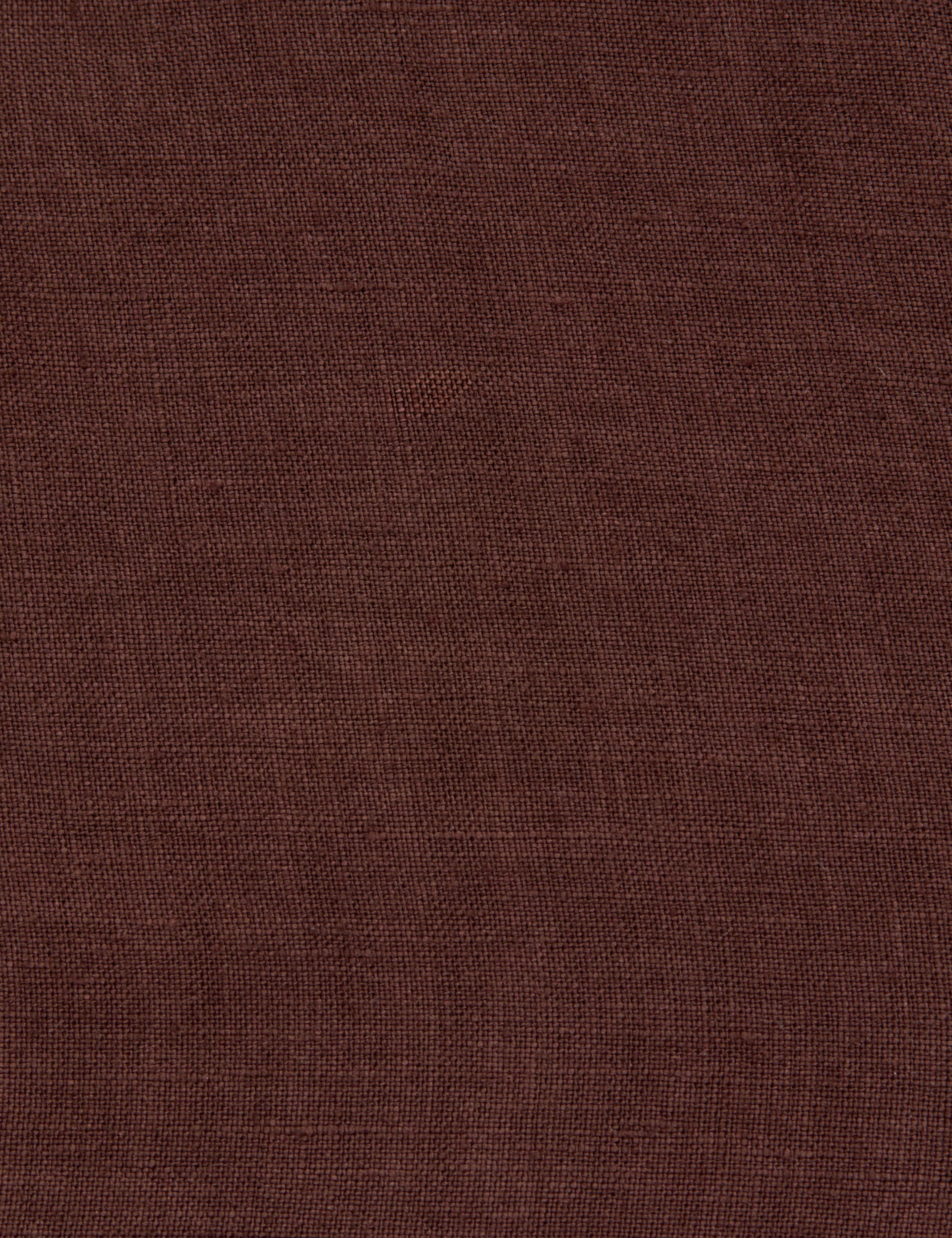Koyu Kahverengi Slim Fit %100 Keten Beli Lastikli Kordonlu Dokuma Şort - Image 6
