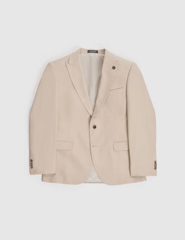 Bej Slim Fit Takım Elbise