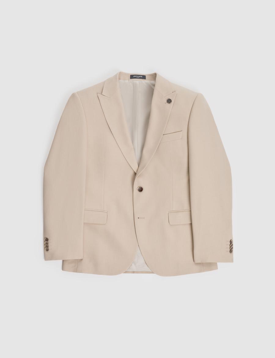 Bej Slim Fit Takım Elbise