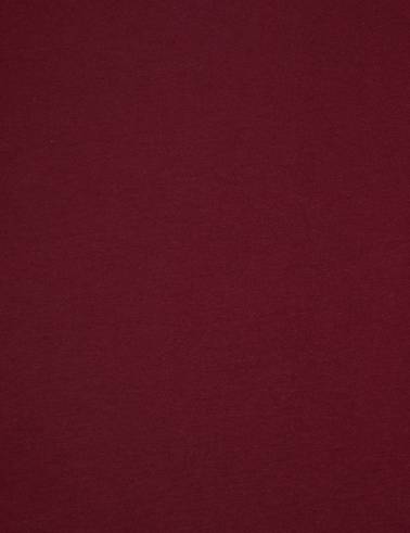 Bordo Slim Fit %100 Pamuk Bisiklet Yaka Basic Tişört