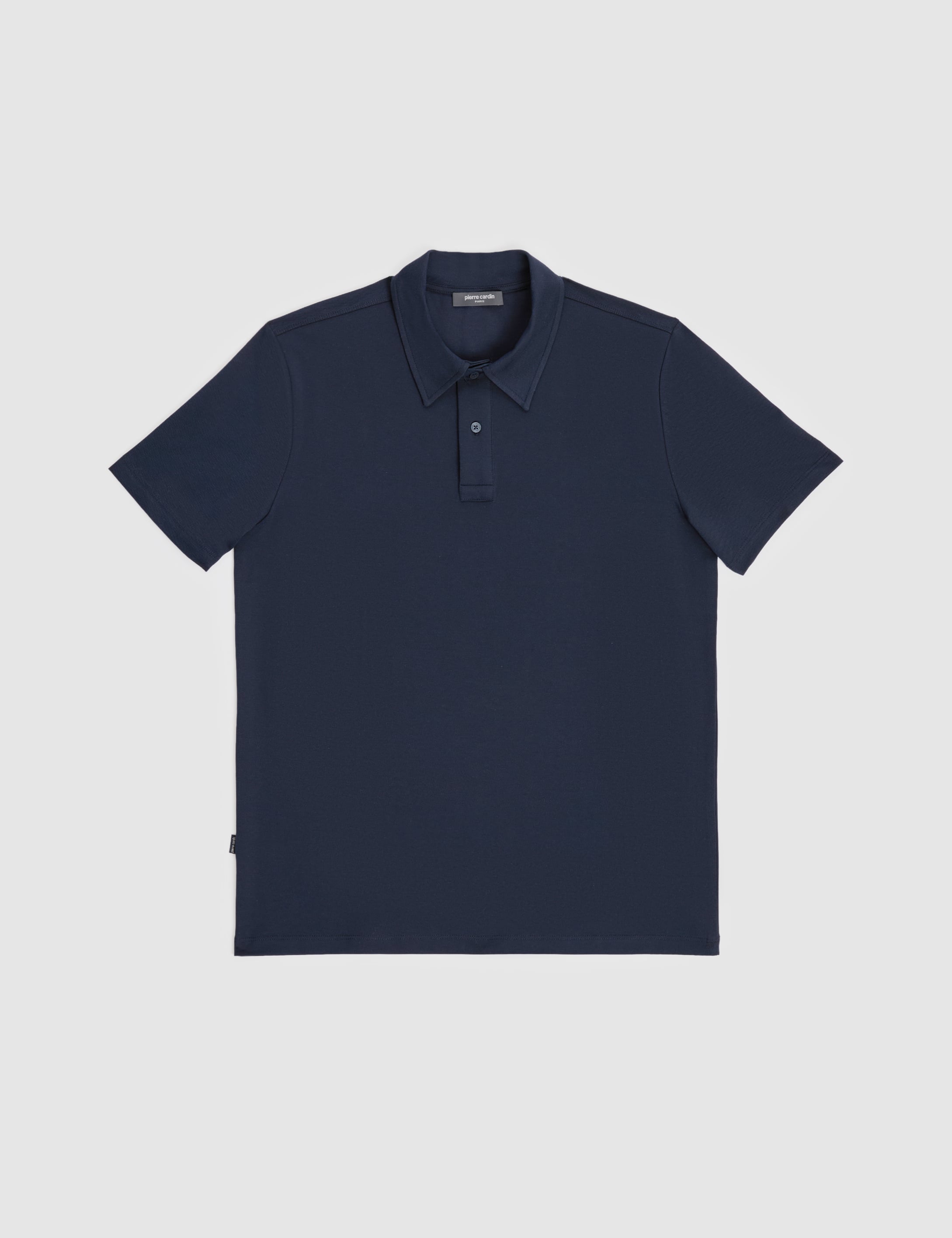 Lacivert Regular Fit Düğmeli Polo Yaka Tişört