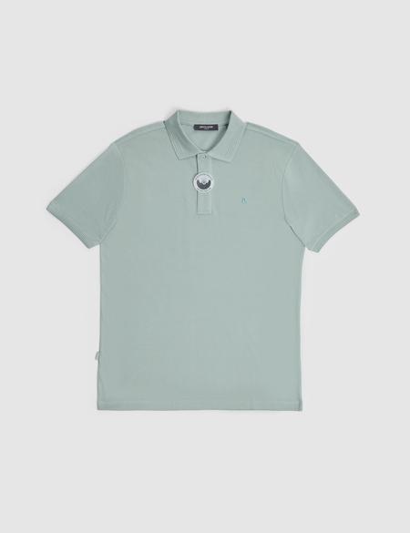 Mint Slim Fit %100 Pamuk Düğmeli Polo Yaka Basic Tişört - 50321128163