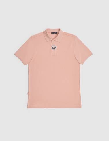Somon Slim Fit %100 Pamuk Düğmeli Polo Yaka Basic Tişört