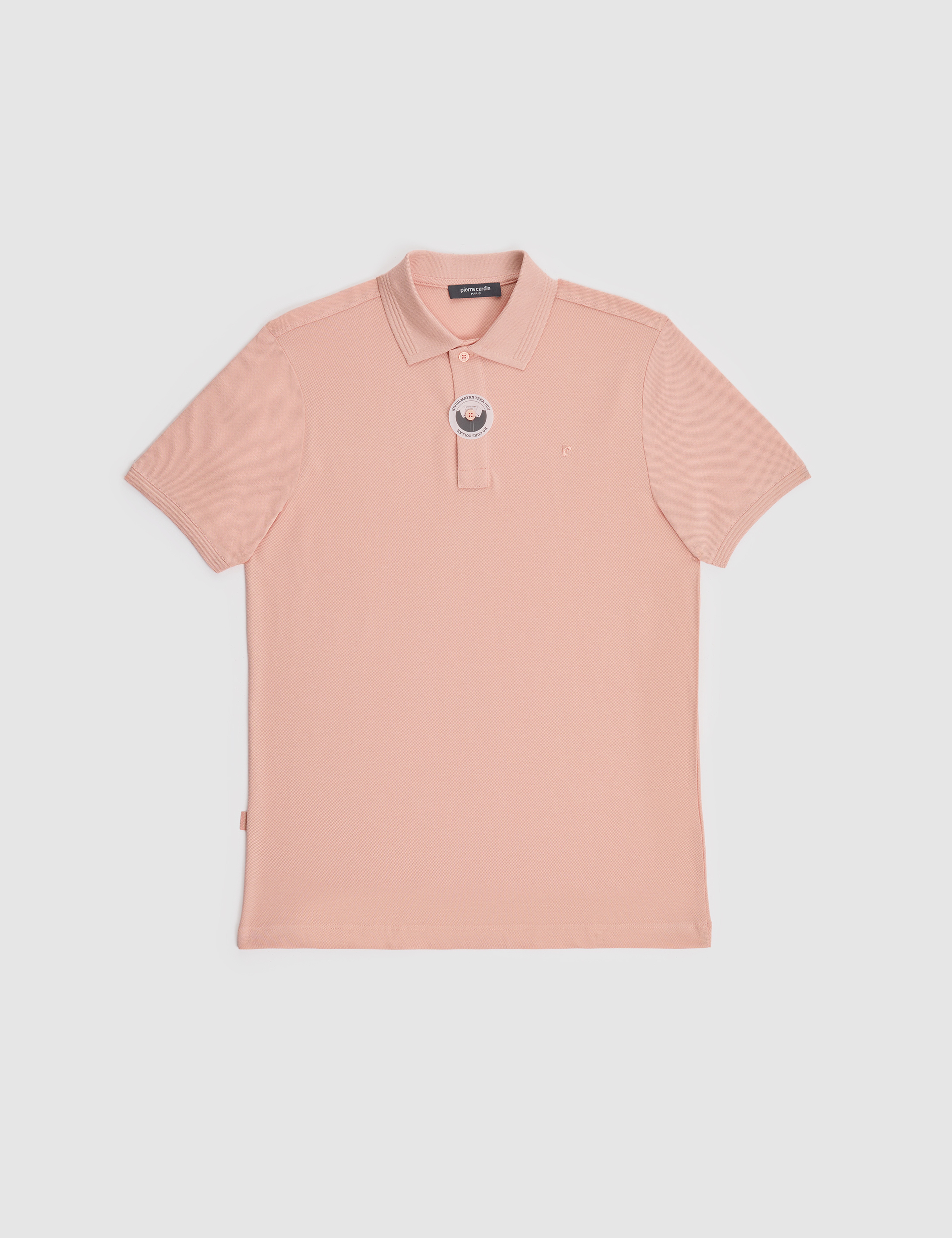 Somon Slim Fit %100 Pamuk Düğmeli Polo Yaka Basic Tişört