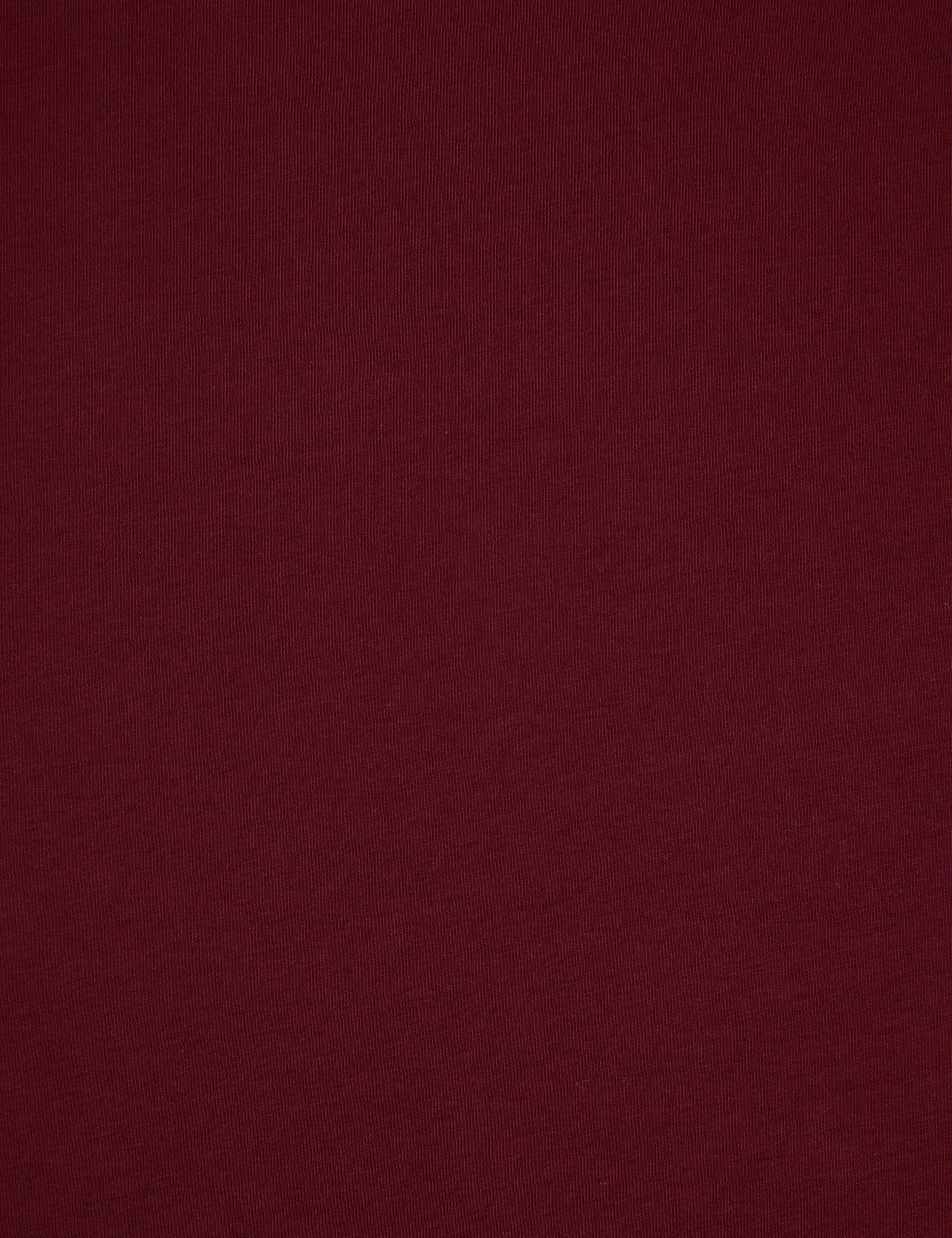 Bordo Regular Fit %100 Pamuk Bisiklet Yaka Basic Tişört