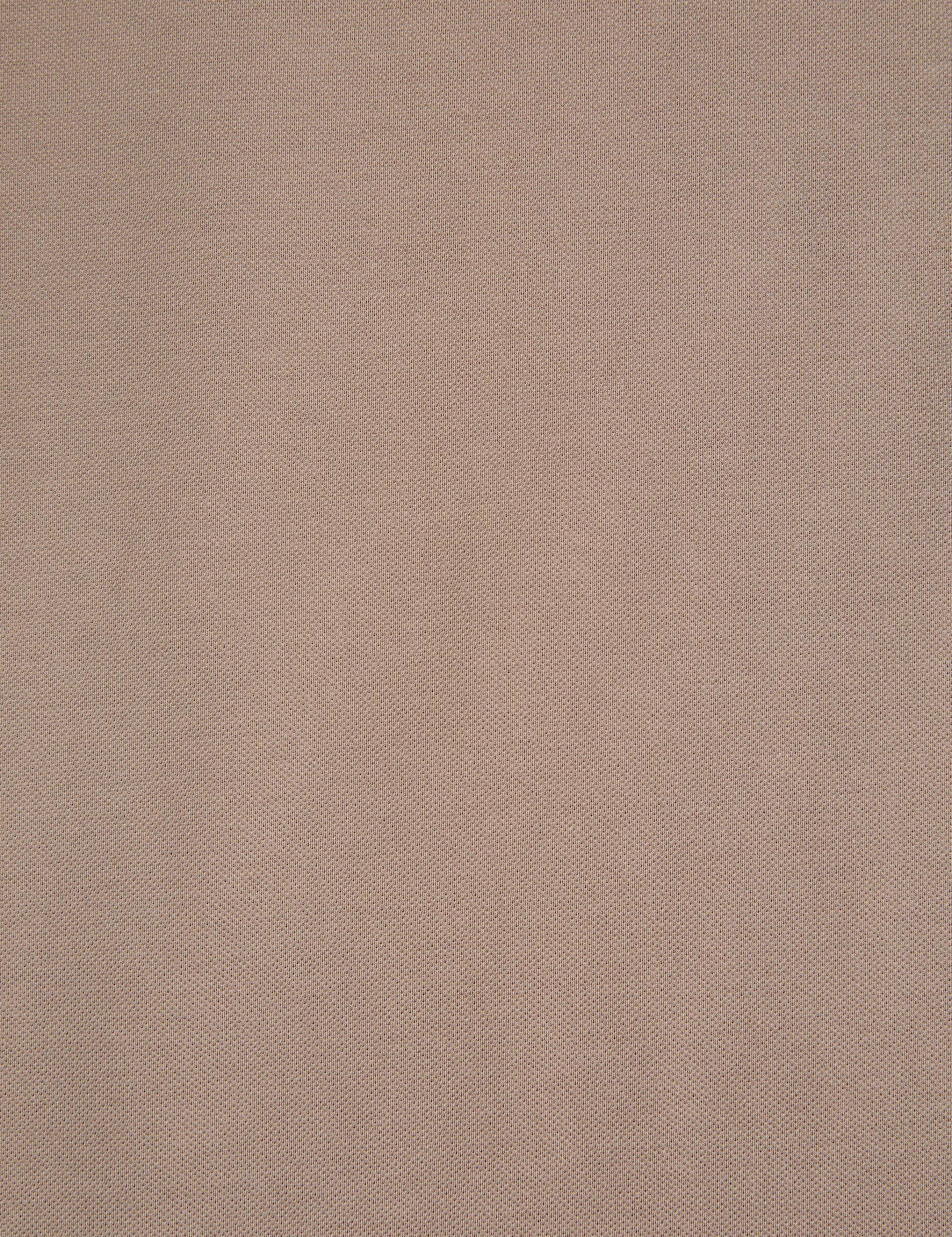Kahverengi Slim Fit %100 Pamuk Bisiklet Yaka Tişört