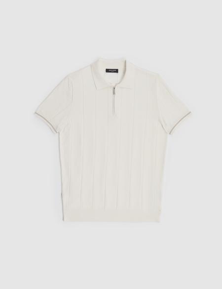 Ekru Slim Fit Polo Yaka Triko Tişört - 50320821008