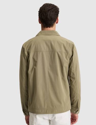 Haki Gömlek Yaka Mevsimlik Mont