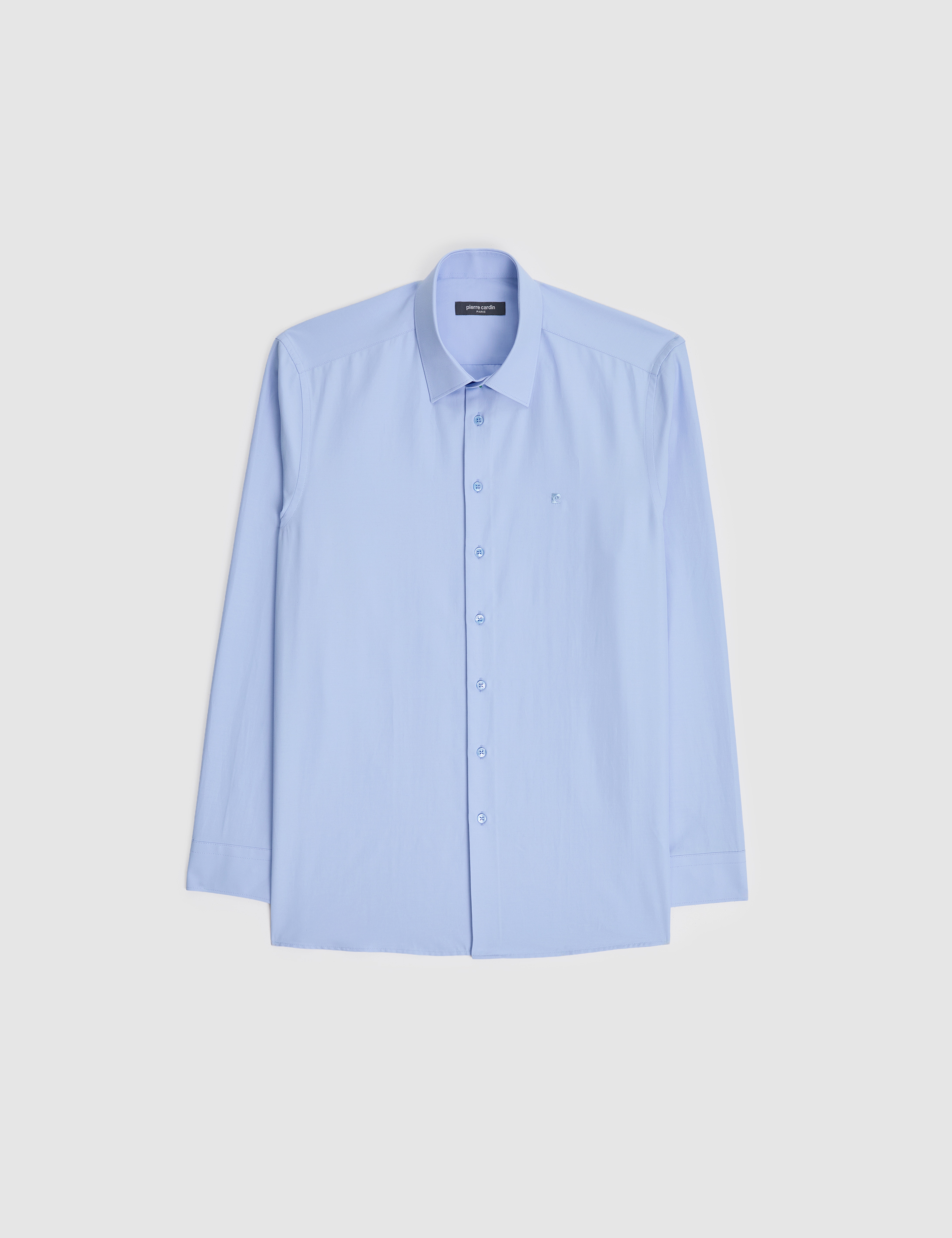 Mavi Regular Fit Uzun Kollu Basic Gömlek - Image 6