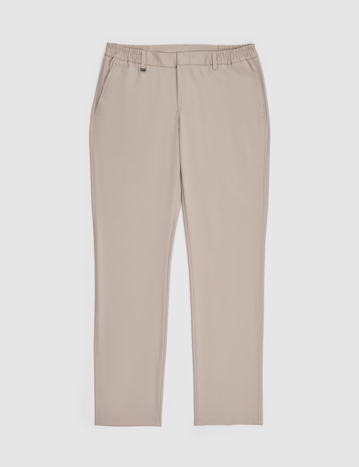 Bej Slim Fit Esnek Bel Klasik Jogger Pantolon - 50325166009