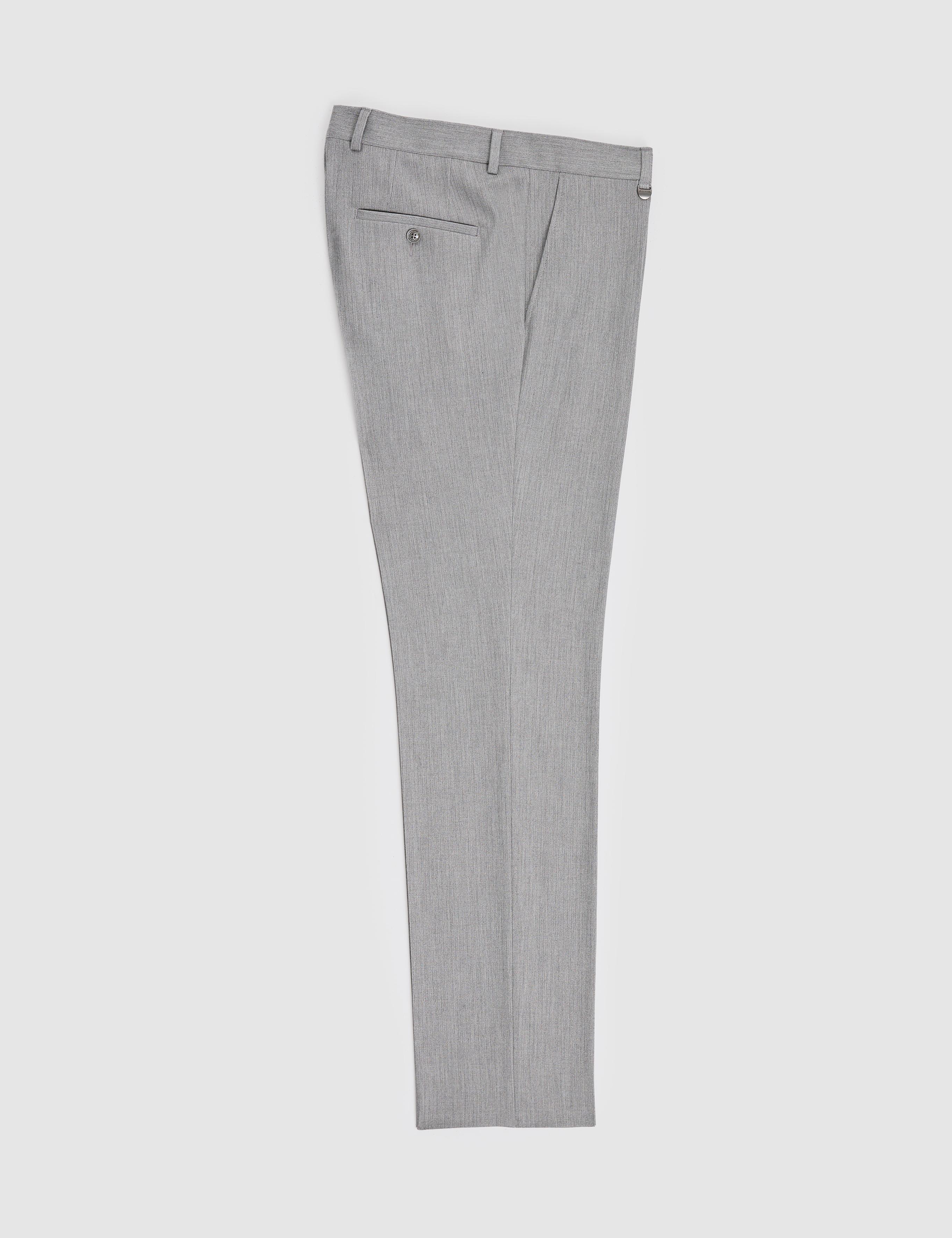 Gri Slim Fit Kumaş Pantolon