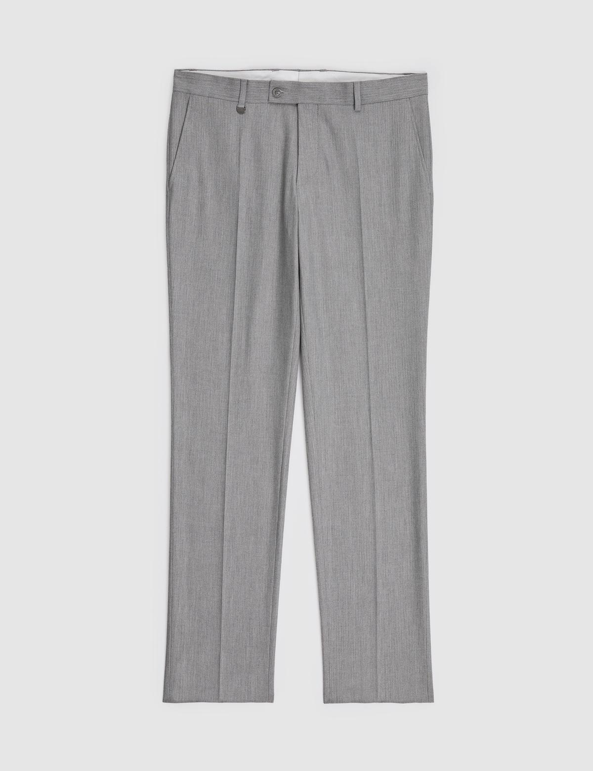 Gri Slim Fit Kumaş Pantolon - 50324299081