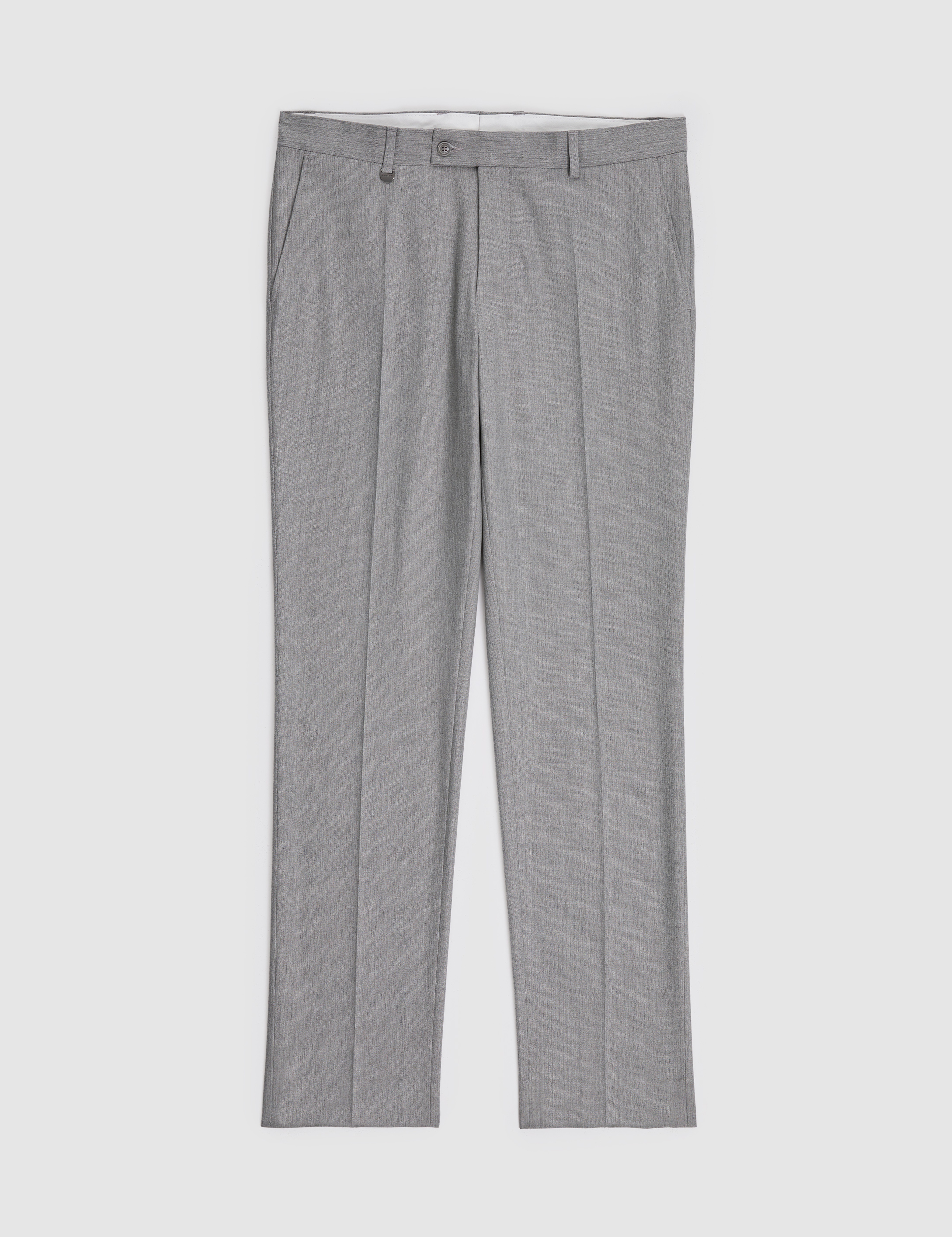 Gri Slim Fit Kumaş Pantolon - Image 5