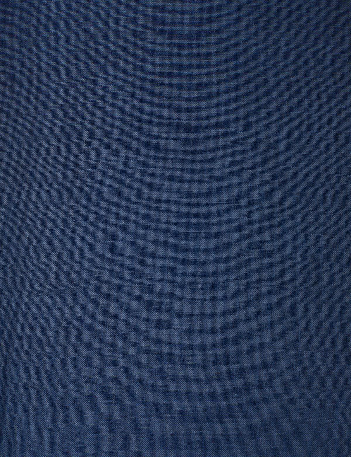 Lacivert Slim Fit Keten Karışımlı Pantolon - 50325164051