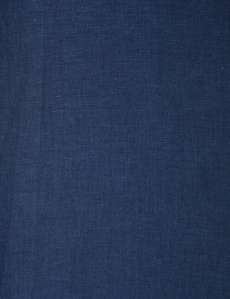 Lacivert Slim Fit Keten Karışımlı Pantolon - 50325164051