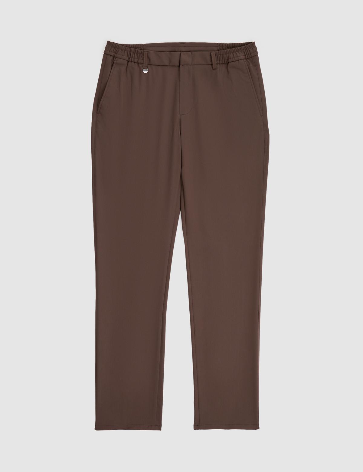 Kahverengi Slim Fit Klasik Jogger Pantolon - 50324276113
