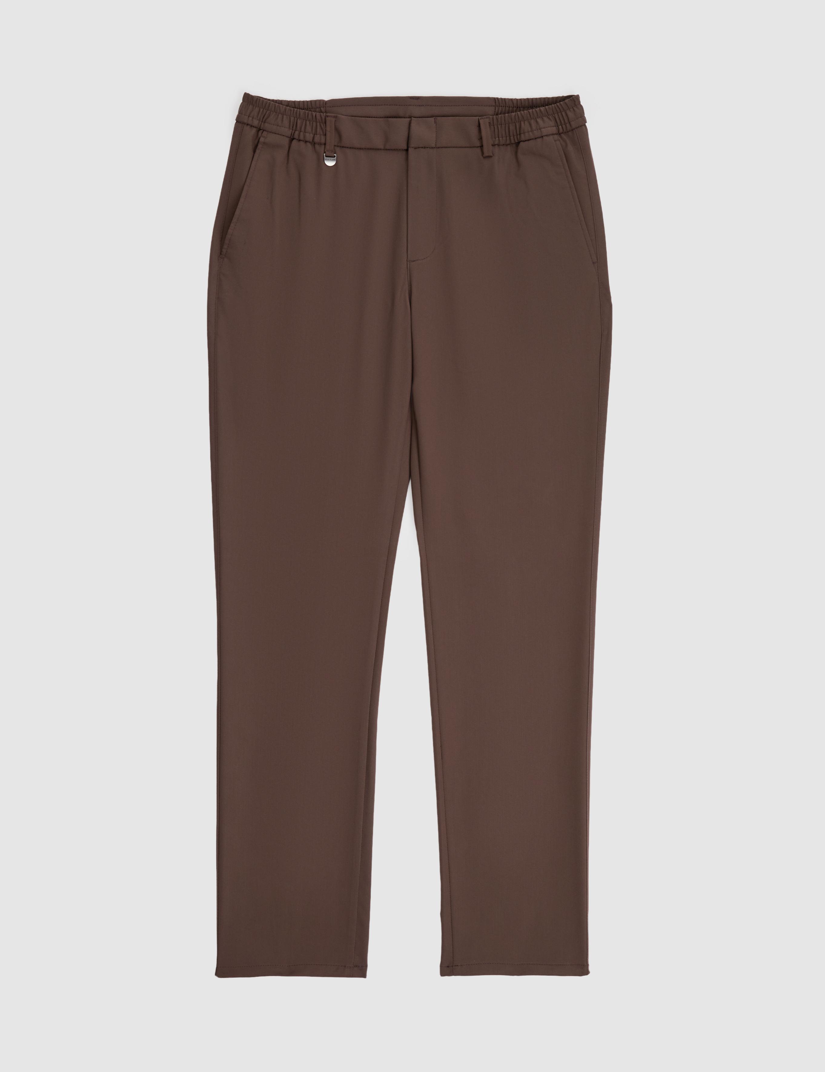 Kahverengi Slim Fit Klasik Jogger Pantolon