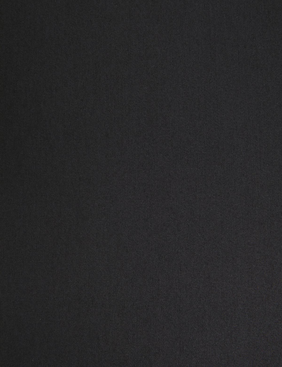 Siyah Slim Fit Uzun Kollu Esnek Basic Gömlek - 50325162034