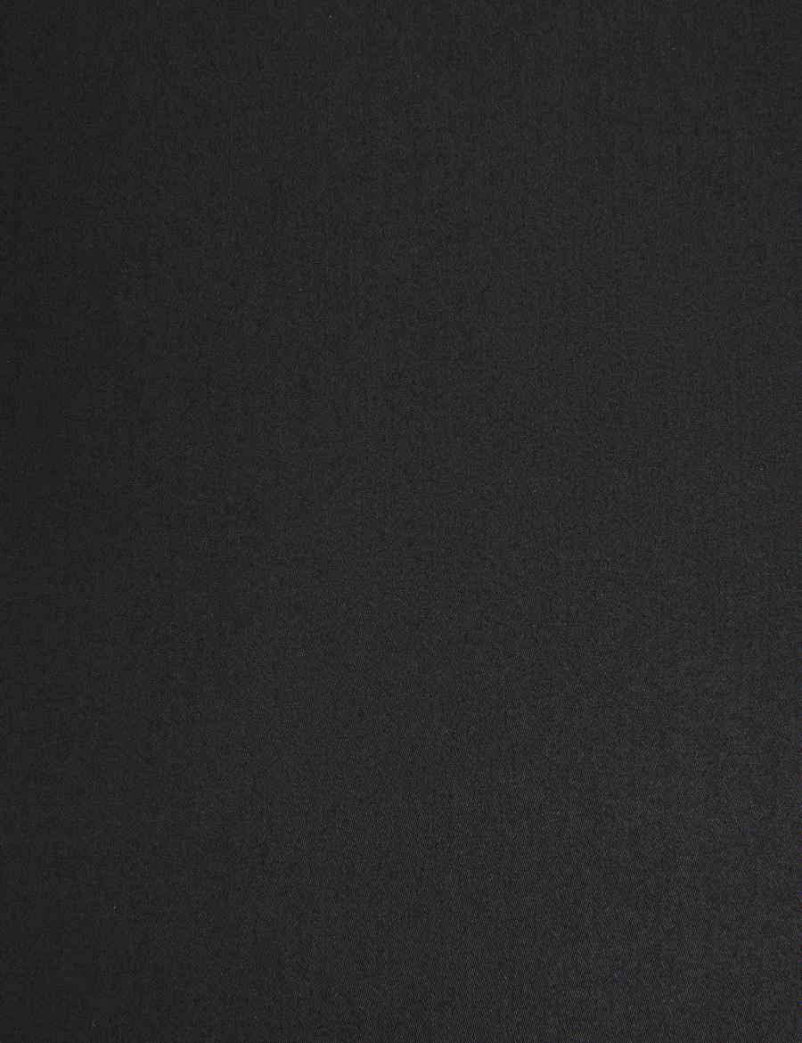 Siyah Slim Fit Uzun Kollu Esnek Basic Gömlek