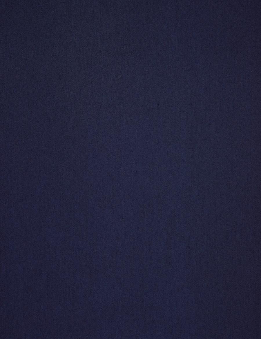 Lacivert Slim Fit Uzun Kollu Esnek Basic Gömlek