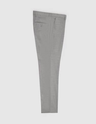 Füme Ex. Slim Fit Kırlangıç Yaka Çizgili Takım Elbise