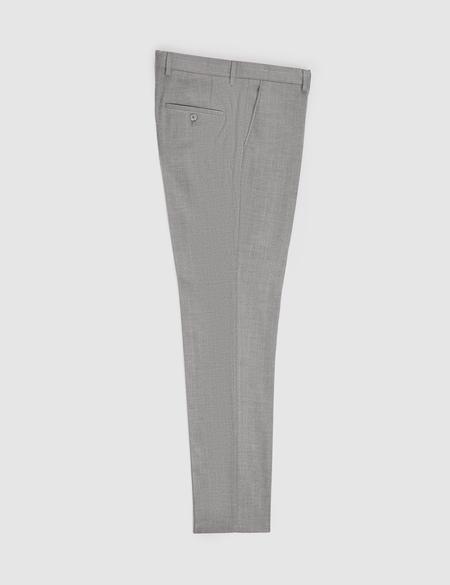 Füme Ex. Slim Fit Çizgili Takım Elbise - 50325234005