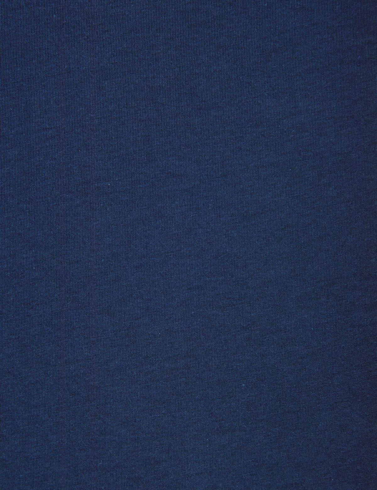 Lacivert Regular Fit %100 Pamuk Bisiklet Yaka Basic Tişört - 50325299040