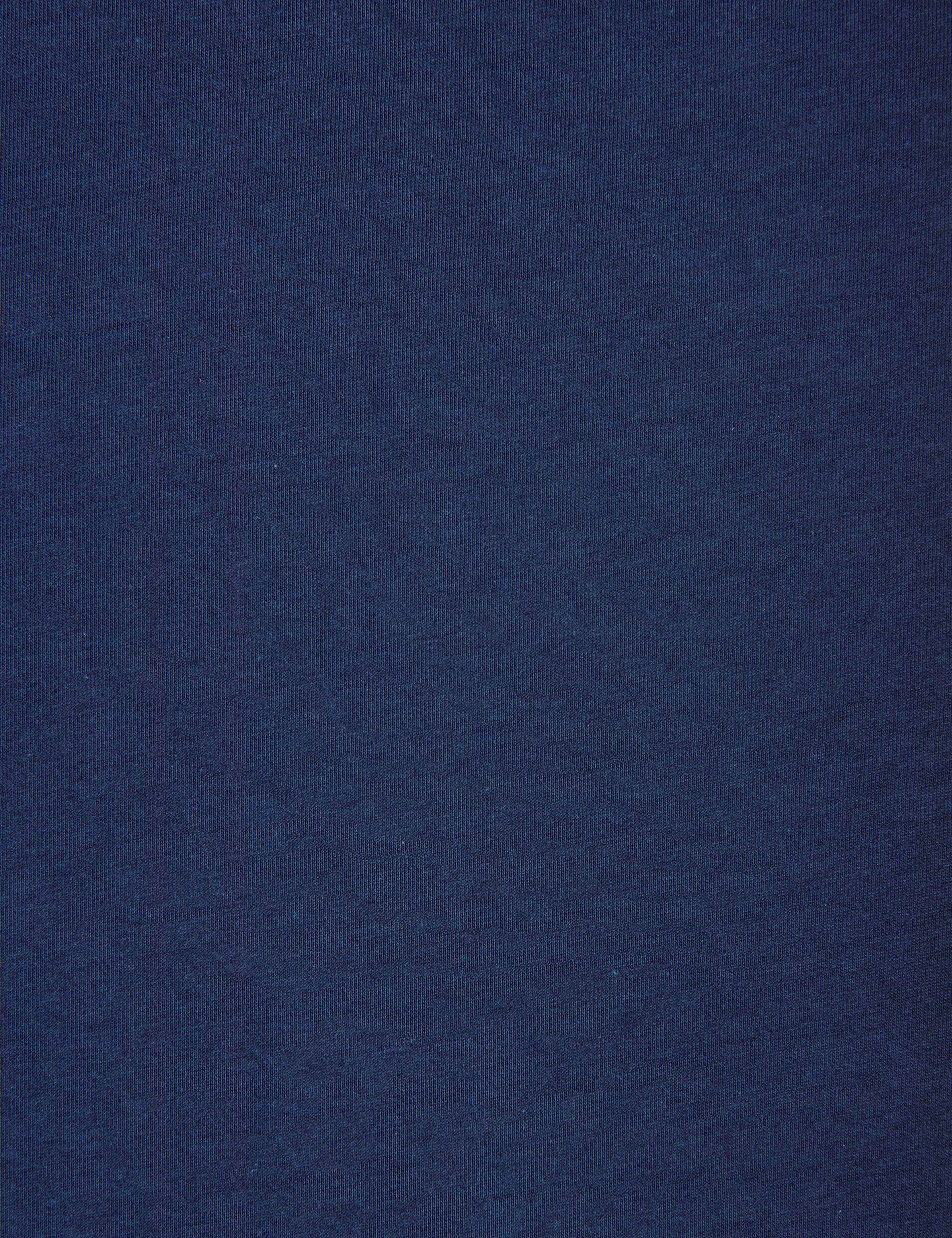 Lacivert Regular Fit %100 Pamuk Bisiklet Yaka Basic Tişört - Image 7