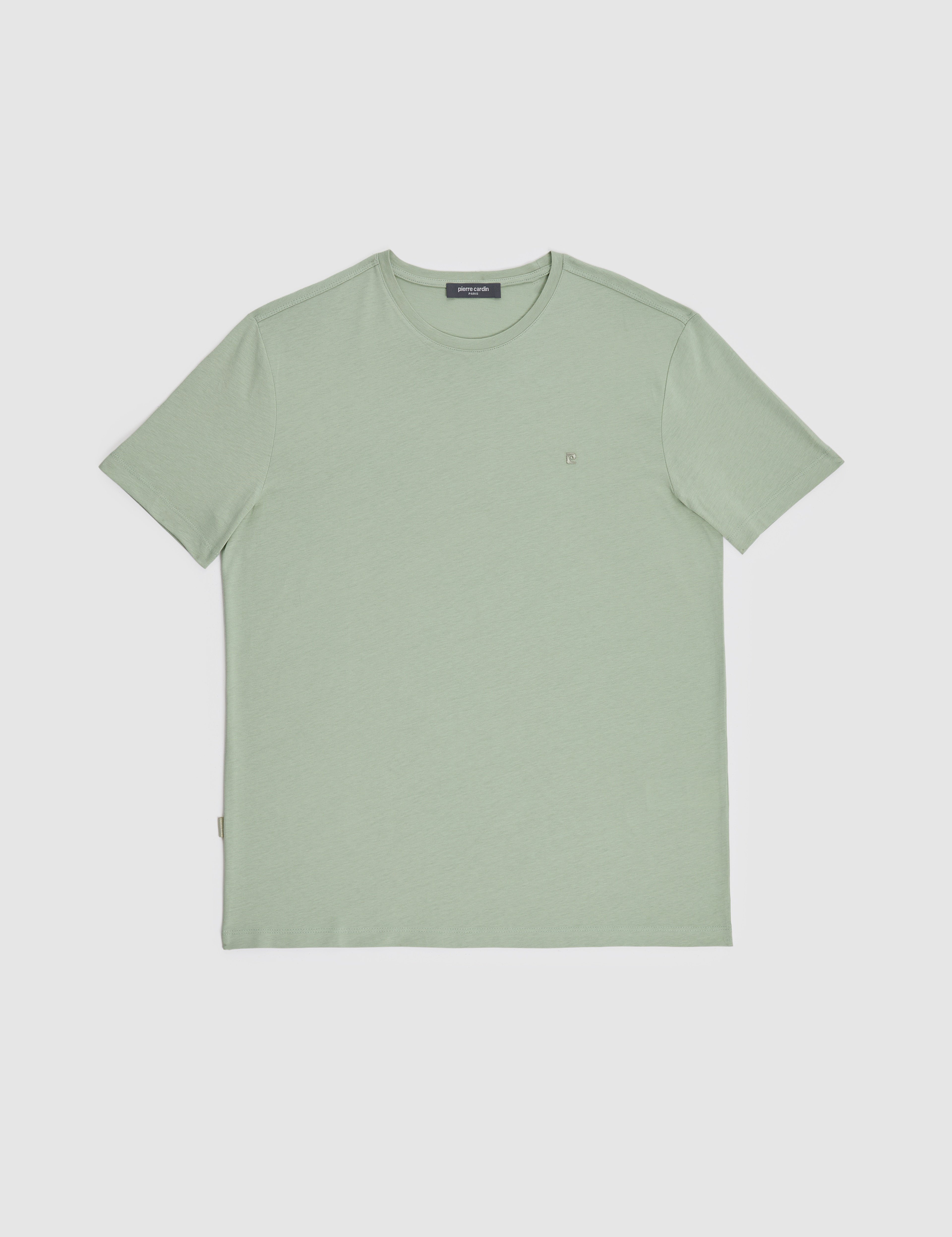 Çağla Slim Fit %100 Pamuk Bisiklet Yaka Basic Tişört - Image 6