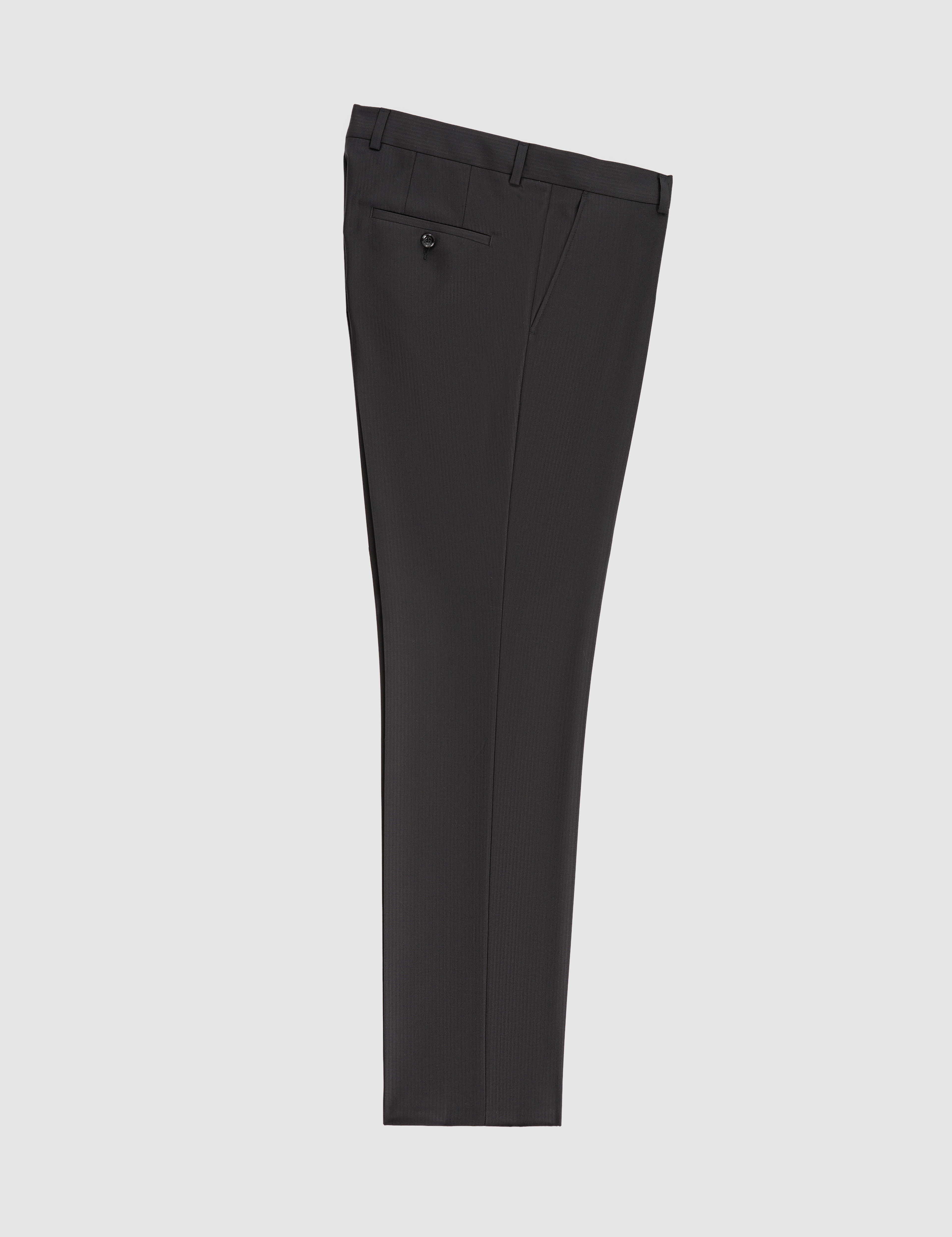 Siyah Slim Fit %100 Yün Takım Elbise - Image 7
