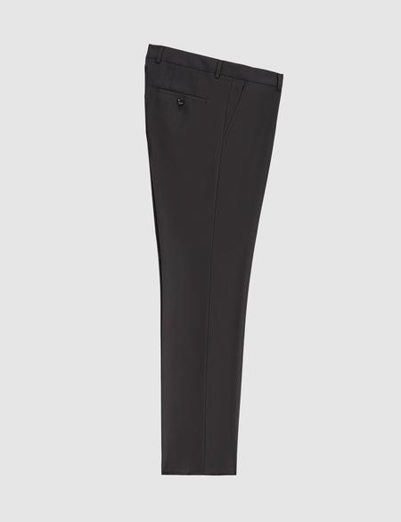 Siyah Slim Fit %100 Yün Takım Elbise - 50319622044