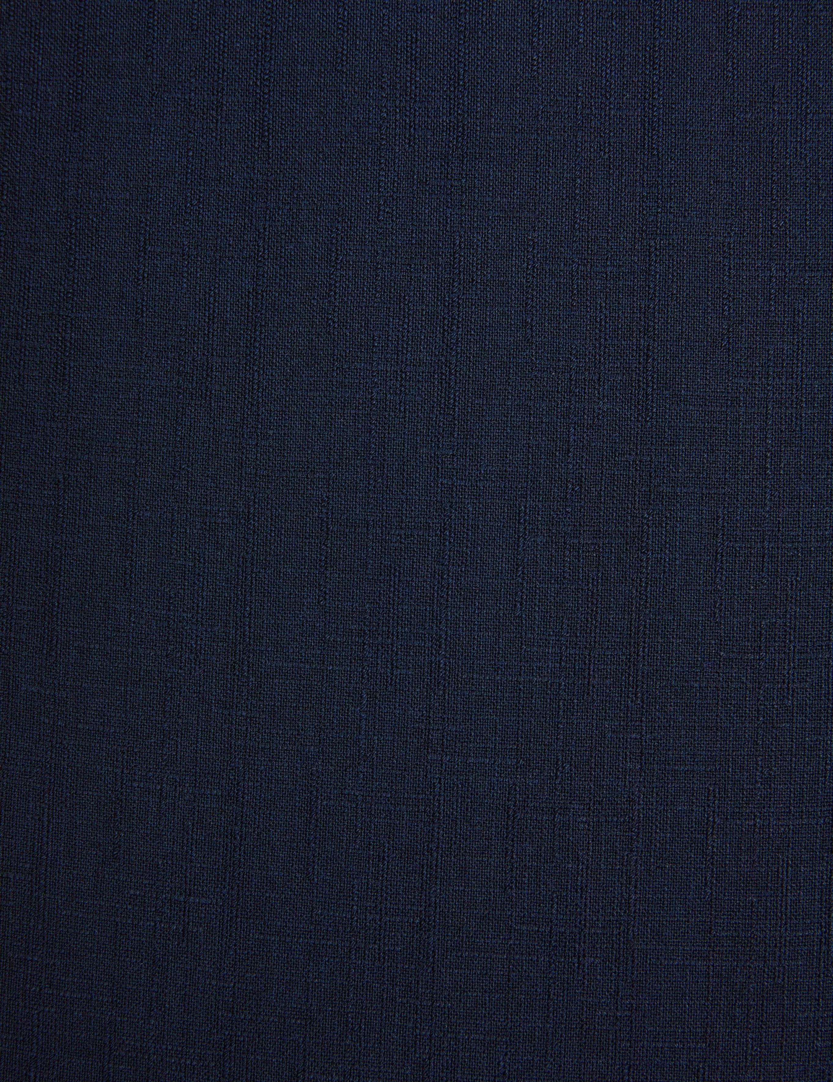 Lacivert Slim Fit Kanvas Pantolon