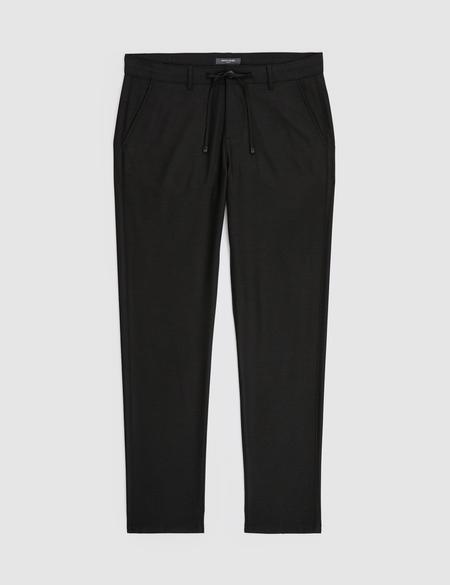 Siyah Slim Fit Kanvas Pantolon - 50320851125