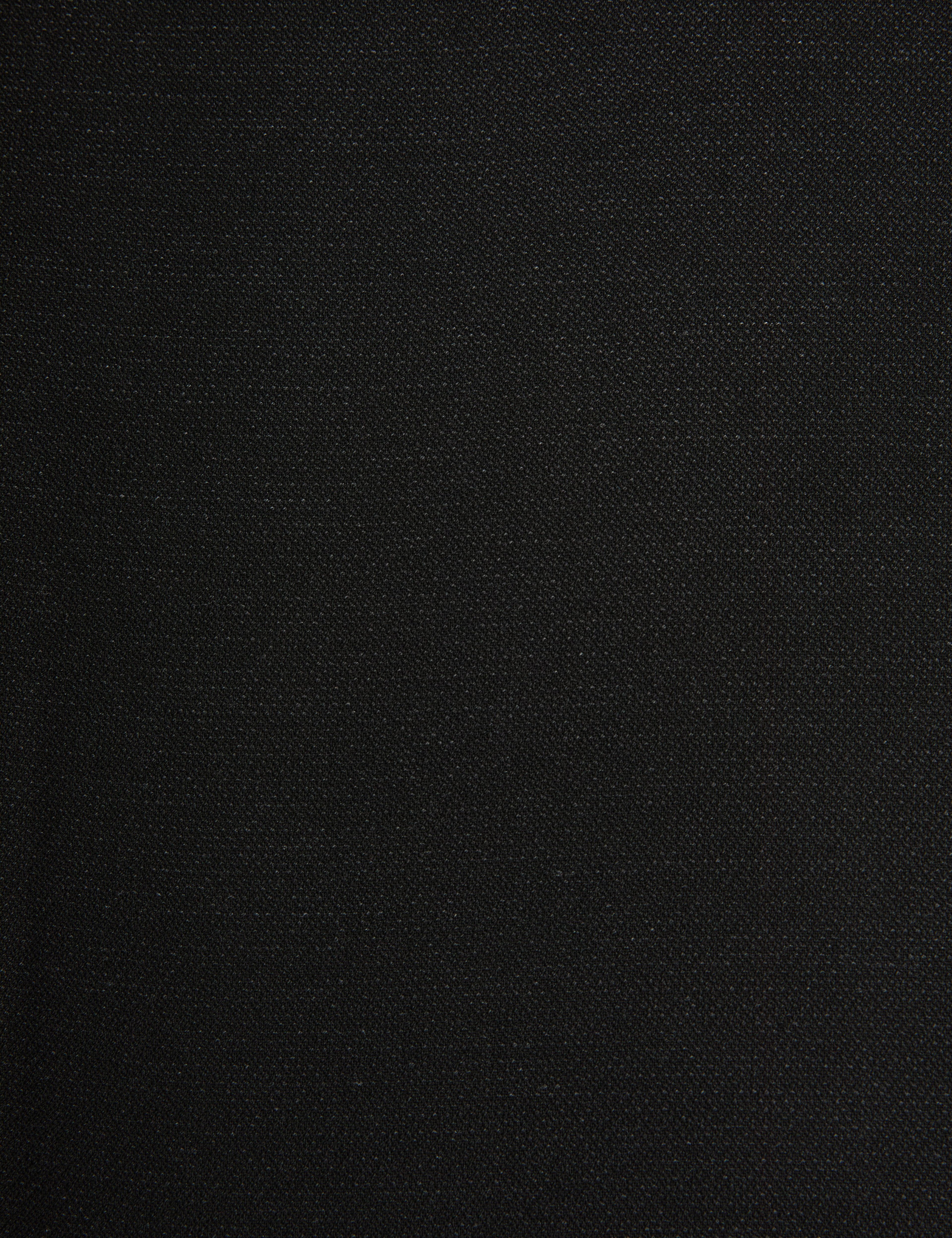 Siyah Slim Fit Beli Kordonlu Kanvas Pantolon
