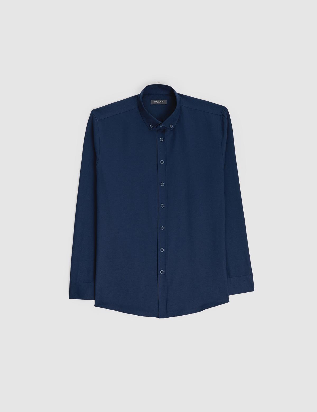 Lacivert Regular Fit Uzun Kollu Gömlek - 50320902071